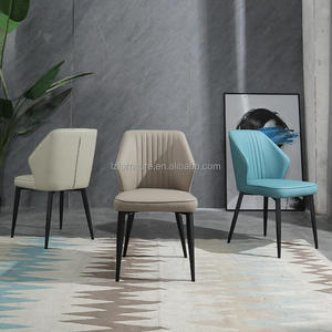 Modern Luxury Comfort Foam <b>Padding</b> Dining Room <b>Chair</b> Adjustable Extendable Waterproof Eco Faux Leather Home Furniture - Product Image 3