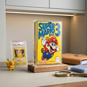 กล่องอะคริลิคใสคุณภาพพรีเมียมสำหรับจัดแสดงเกม NES พร้อมฝาปิดแม่เหล็ก ป้องกันรังสียูวี กันฝุ่น สำหรับคอลเลคชั่นเกมย้อนยุค แจกตัวอย่างฟรี - Product Image 2
