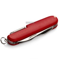 Classique 12-en-1 multifonction petit couteau manche en plastique couleur personnalisée avec lame en acier inoxydable
