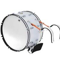 Factory Direct Marching Bass Drum 28 Inch Wood Shell with Carrier and Drum Sticks for School Band Wholesale