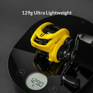 Moulinet de pêche HUAYU LURE Bumblebee pour micro-leurres, anti-recul, ultra-léger, bobine courte, longue portée ; Pêche - Product Image 2