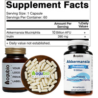 Suppléments Probiotiques Santé Capsules Akkermansia Muciniphila Capsules Probiotiques Akkermansia de Qualité Alimentaire