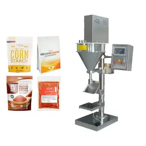 Machine d'emballage automatique, 1kg, 2kg, 5kg, 10kg, farine, détergent, poudre, piment, épices, pesée