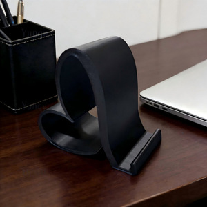 Heart-Shaped Phone Holder White Plastic Desktop <b>Stand</b> For Mobile <b>Tablet</b> Multi-Functional Ornament - Product Image 2