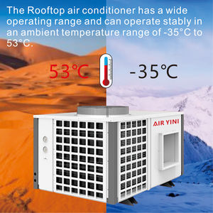 Unité de climatisation de toit AC, pompe à chaleur CVC, chauffage et refroidissement central, climatisation à onduleur T3, 3 tonnes, 5 tonnes, 10 tonnes - Product Image 3