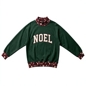 Wholesale Noel Letter Print <b>Christmas</b> <b>Sweatshirt</b> <b>Women</b> Crew Neck Full Sleeve Knitted Winter Wear - Product Image 1