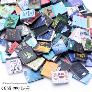 Libri in Miniatura Personalizzati per Casa delle Bambole 1:12, Confezione Casuale da 10 Pezzi, Accessori per Fotografia, Mini Giocattoli - Product Image 1