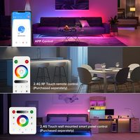 FCOB 2835 5050 variateur CCT RGB RGBW RGBCCT PWM SPI WS2811 bande Led bluetooth contrôleur de musique et écran tactile mural à distance