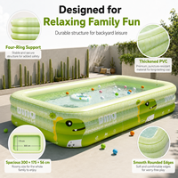Piscine gonflable, piscine gonflable pour enfants, piscines extérieures, piscine gonflable épaissie multi-tailles pour jardin