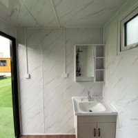 Conteneur extensible de haute qualité, toilettes mobiles, villa préfabriquée, salle de bain portable, maison de douche, appartement en panneaux sandwich