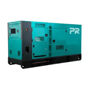 PRpower Pequeño 16kw a 50kva Turbina de gas Diesel Genset Grupo electrógeno Máquina Tipo silencioso con 110V Voltaje nominal Fabricante