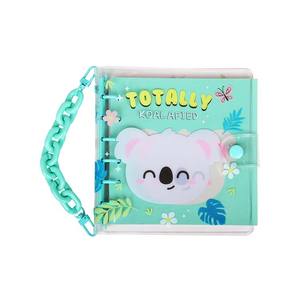 Carnet à chaîne en PVC avec motifs d'animaux mignons : Licorne, Lapin, Koala, et designs d'êtres étrangers pour l'école - Product Image 5