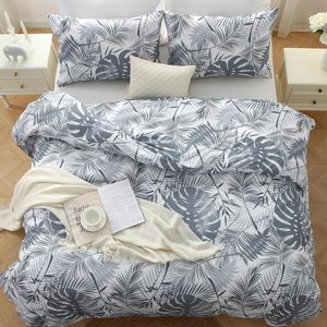 ODM OEM Sọc Comforter Tấm Thiết Lập Chất Lượng Bệnh Viện Khách Sạn Nhà 100% Bông Ruffle Sợi Nhuộm Đôi Duvet Cover Bộ Đồ Giường - Product Image 1