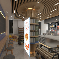Conception personnalisée de l'aménagement des supermarchés et des magasins de proximité |   Service de conception d'aménagement intérieur 3D pour espaces commerciaux