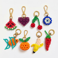 Nouvelles breloques de la série Fruits, pendentifs pomme et pastèque, perles colorées en vrac, fournitures de bricolage, accessoires décoratifs pour lacets de baskets