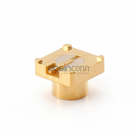 Conectores SMP para Microondas SMD SMT para PCB de 40 GHz DC-26.5 GHz, Conector Coaxial RF para PCB con Enchufe en Ángulo Macho GPO SMP