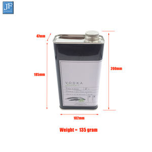 New Packaging Vodka Cans 750ML Stainless Steel Can Rectangle Container for Vodka Whisky Wine Alcohol <b>Spirits</b> - Product Image 3