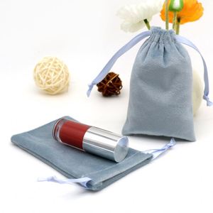 <b>Low</b> MOQ Soft and Comfortable High Quality Velvet Drawstring Cosmetic Jewelry Pouch Custom logo Travel Makeup <b>Storage</b> Dust Bag - Product Image 3