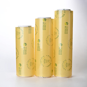 <span class=keywords><strong>Film</strong></span> plastique PVC de qualité alimentaire pour supermarché, largeur 30, 35, 40, 45 cm, 450 m, <span class=keywords><strong>film</strong></span> d'emballage plastique pour fruits et légumes - Product Image 3