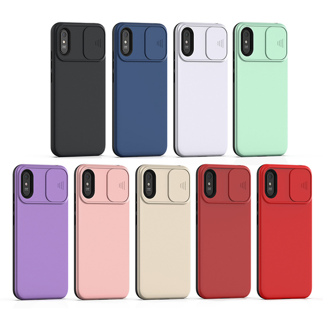 Popular Lens Slide Camera Protective Shockproof Phone Case Cover for Xiaomi Redmi 9A 10 Power 11 Camera protection Cover case