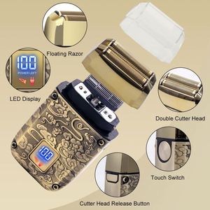 Recortadora de Pelo Personal Todo en Uno, Recortadora de Pelo Inalámbrica Multifuncional para Hombre - Product Image 3