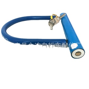 Candado en U Hongxing para motocicleta, 50 mm, metálico, azul y morado, reforzado, para bicicleta eléctrica y bicicleta de montaña - Product Image 5