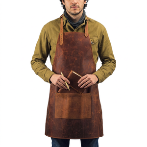 Tablier de cuisine personnalisable sans manches, réglable, imperméable en PU, portable, lavable et confortable - Product Image 1
