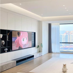 Meuble de salon personnalisé d'usine meuble TV mural Style nordique moderne et simple intégré dans l'armoire murale - Product Image 6