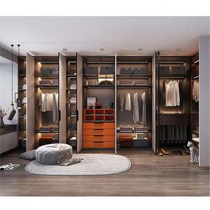 Modern Design Customized Bedroom <b>Walk</b> in Closet High Quality Affordable Large Storage Custom <b>Walk</b> in Closet - Product Image 1
