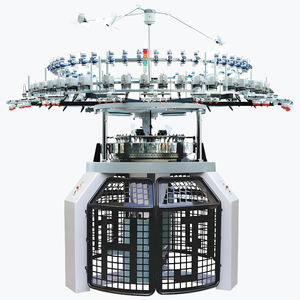 Máquina de Tejer Circular Automatizada Computarizada de Alta Velocidad KING KNIT con Motor de 5500W para Tejidos de Jersey Sencillo, Felpa y Polar - Product Image 1
