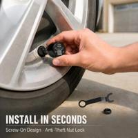 Malide Private Label TPMS MLD-B28+MLD-R10 4 capteurs externes + écran TFT, emballage personnalisé avec logo, MOQ 1 pièce, stock en gros