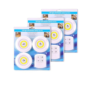 รีโมทคอนโทรล <span class=keywords><strong>ไฟ</strong></span> LED ขนาดเล็ก โคมไฟติดผนังแบบมีกาวในตัว ประหยัดพลังงาน ใช้ได้กับรถยนต์ <span class=keywords><strong>เพดาน</strong></span> <span class=keywords><strong>ตู้</strong></span>เสื้อผ้า ห้องเก็บของ - Product Image 3