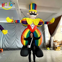 Costume de Clown Gonflable Géant Portatif pour Défilé de Carnaval