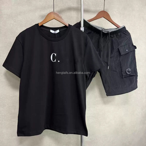 Ensemble <span class=keywords><strong>de</strong></span> vêtements d'été décontractés <span class=keywords><strong>de</strong></span> luxe pour hommes, deux pièces, t-shirt en nylon respirant pour l'extérieur, <span class=keywords><strong>short</strong></span> à séchage rapide - Product Image 3