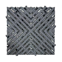 Dalles de sol en plastique de couleur personnalisée, grilles modulaires emboîtables, tapis robustes antidérapants, imperméables, écologiques, pour garage et salle de sport