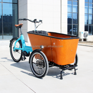 Bicicleta de <span class=keywords><strong>3</strong></span> ruedas de estilo europeo con caja de carga, triciclo de carga frontal a la venta, versión eléctrica y manual, bicicleta de carga - Product Image 5