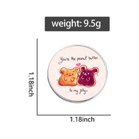 Spedizione Diretta di Badge Rotondi Personalizzati Stampati, Spille Personalizzate con Cartoni Animati, Citazioni Ispiratrici, Figure di Animali e Piante