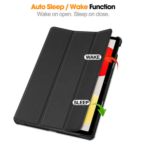 Tự Động Đánh Thức Giấc Ngủ Tri-Gấp Đứng Mỏng Ánh Sáng Lật PU Da Cứng Cover Quay Lại Máy Tính Bảng Trường Hợp Đối Với Xiaomi Redmi Pad SE 11 Inch 2023 - Product Image 4