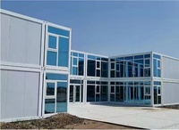 Maison conteneur préfabriquée Honghao, structure en acier, maison mobile, chambres d'hôtel modulaires, kit de construction de bureaux, hall respirant