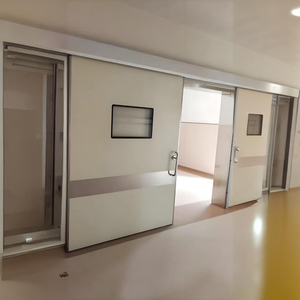 Portes coulissantes hermétiques industrielles en acier pour salle d'opération d'hôpital et clinique - Product Image 5