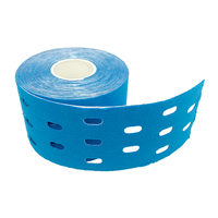 Cinta de Kinesiología Perforada de Alto Flujo de Aire, Cinta Deportiva Elástica de Algodón para Entrenamiento, Fitness y Recuperación de Lesiones