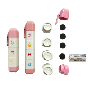 Nouveau <span class=keywords><strong>tampon</strong></span> manuel multi-sections sensible à la lumière, coque sans bordure, 4 tampons connectés, vente en gros, <span class=keywords><strong>tampon</strong></span> pour enfants - Product Image 5