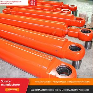 Vérin hydraulique bidirectionnel résistant aux hautes températures, type presse à double oreille, <span class=keywords><strong>200</strong></span> tonnes, type à bride avant, pour applications industrielles lourdes - Product Image 4