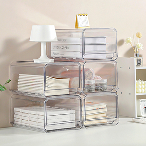 Large Capacity Clear Multifunction Stackable Bathroom Makeup Counter Storage <strong>Organizer</strong> Drawers - Product Image 2