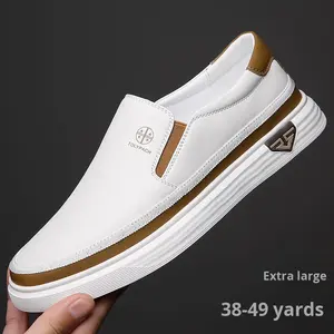 Zapatos Casuales para <span class=keywords><strong>Hombre</strong></span>, Transpirables, con Suela Suave, Sin Cordones, con Borde Blanco Cruzado, Talla Grande, Zapatos de Moda - Product Image 2