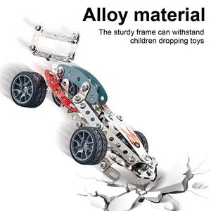 Kit di Costruzione in Metallo Yaxin Fai-da-Te, 146 Pezzi, Set STEM per Modellini di Auto da Corsa per Ragazzi - Product Image 5