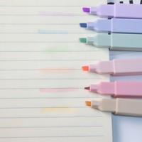 Stylo surligneur magique personnalisé avec logo personnalisé avec capuchon rose noir jaune rouge blanc orange bleu boîte emballage gris en vrac pièces d'encre
