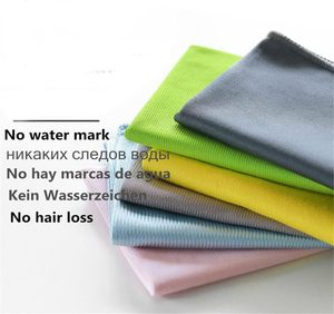 Paño de microfibra sin pelusa al por mayor de fábrica, paño absorbente para pulir vidrios, paños de microfibra sin rayas para ventanas y espejos - Product Image 5