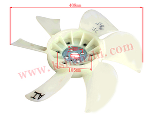 16361-23860-71 Aspa del ventilador para <span class=keywords><strong>Toyota</strong></span> Carretilla elevadora Piezas 7F <span class=keywords><strong>4Y</strong></span> 1DZ 4D94E Ventilador Radiador - Product Image 2