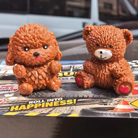 Meilleures ventes : Ours en peluche en forme de blocs de construction, simulation d'animaux, style célébrité en ligne, mignon, à récupération lente.